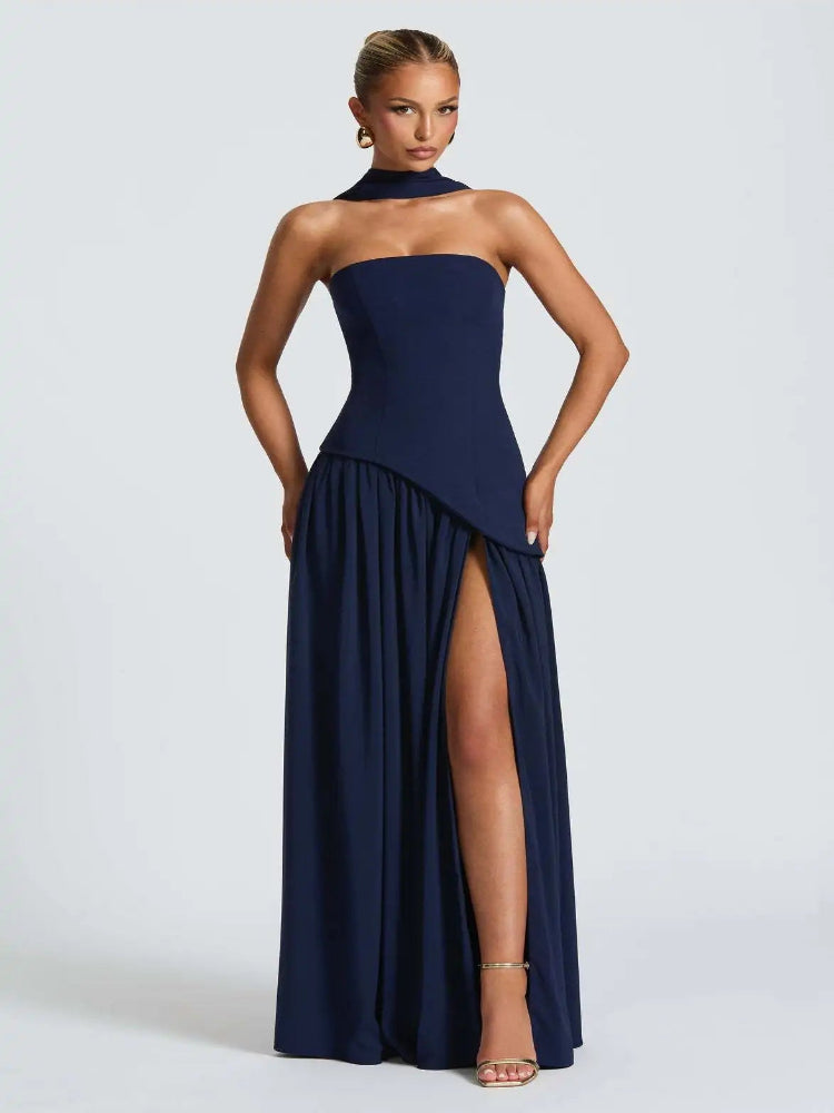 Vestido Hombro Desnudo Cierzo