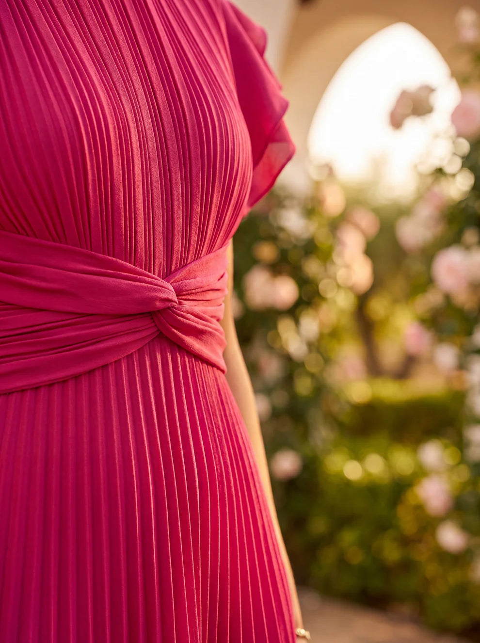 Vestido Plisado Marquesa