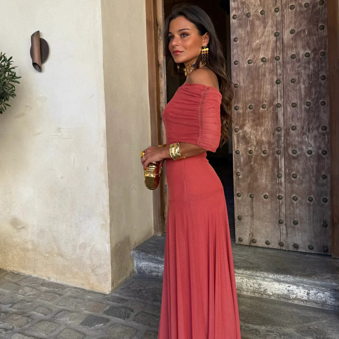 Vestido Hombros de Ibiza