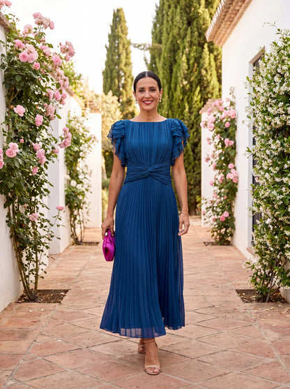 Vestido Plisado Marquesa