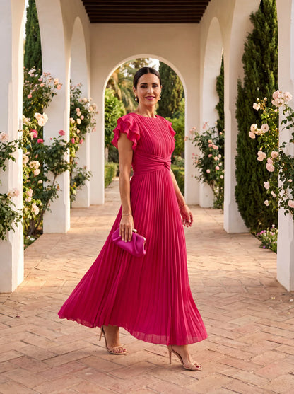 Vestido Plisado Marquesa
