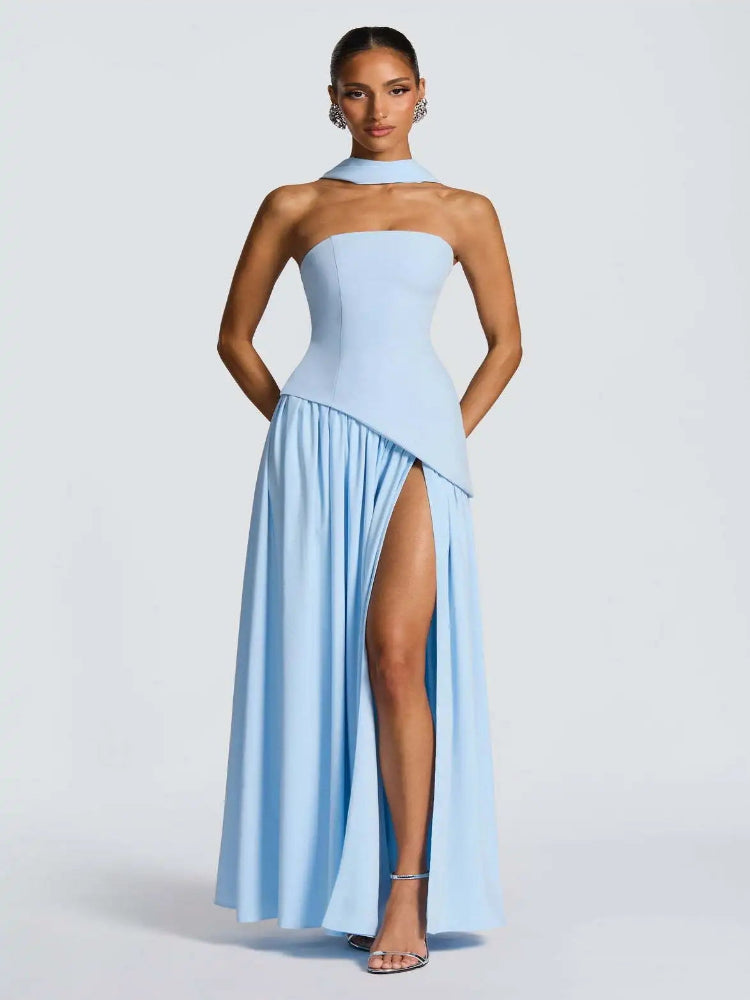 Vestido Hombro Desnudo Cierzo