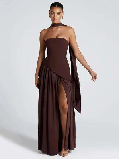 Vestido Hombro Desnudo Cierzo