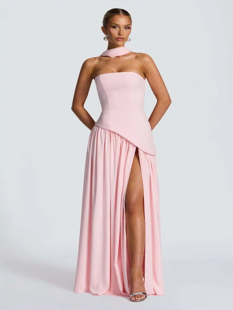 Vestido Hombro Desnudo Cierzo