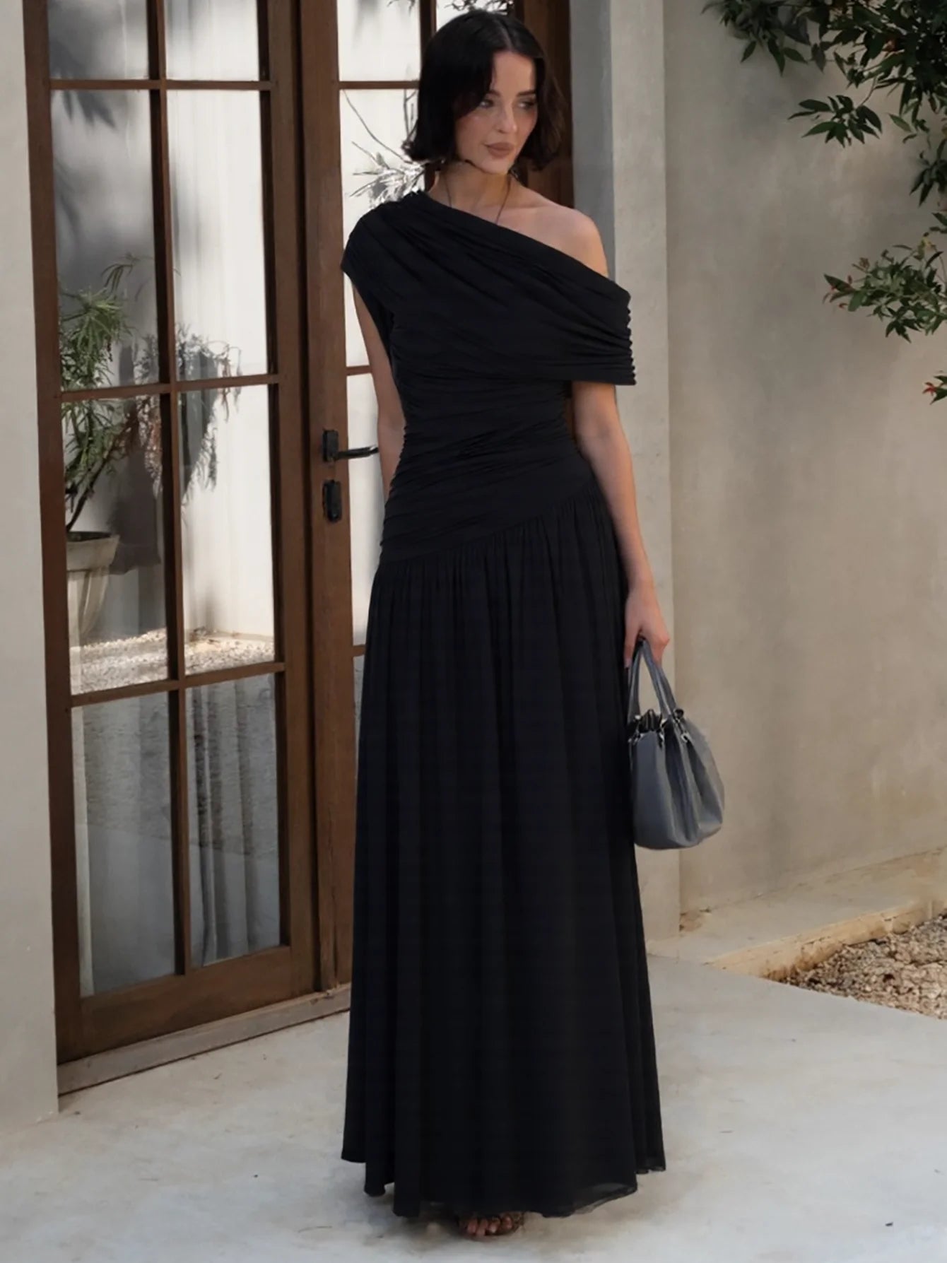 Vestido Plisado Duquesa
