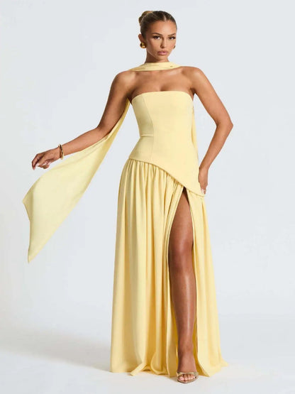Vestido Hombro Desnudo Cierzo
