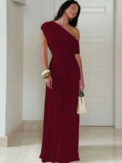 Vestido Plisado Duquesa