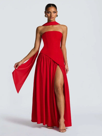 Vestido Hombro Desnudo Cierzo
