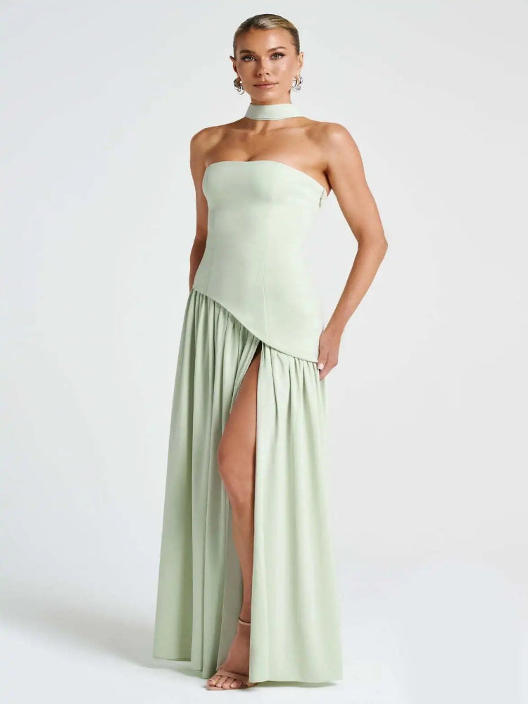 Vestido Hombro Desnudo Cierzo
