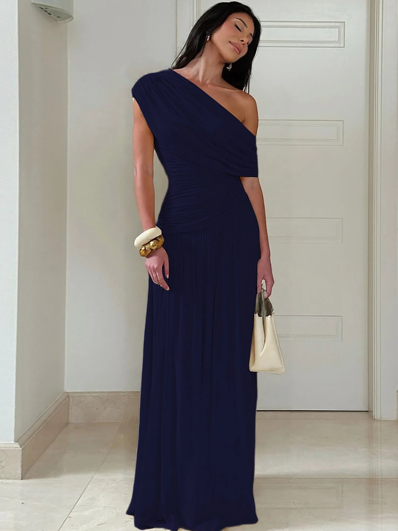 Vestido Plisado Duquesa