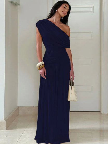 Vestido Plisado Duquesa
