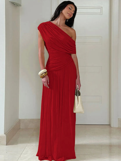Vestido Plisado Duquesa