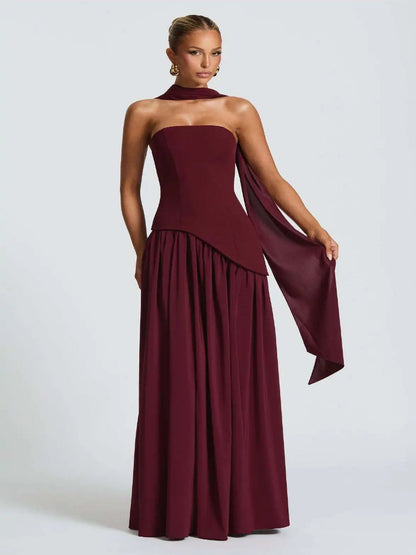 Vestido Hombro Desnudo Cierzo