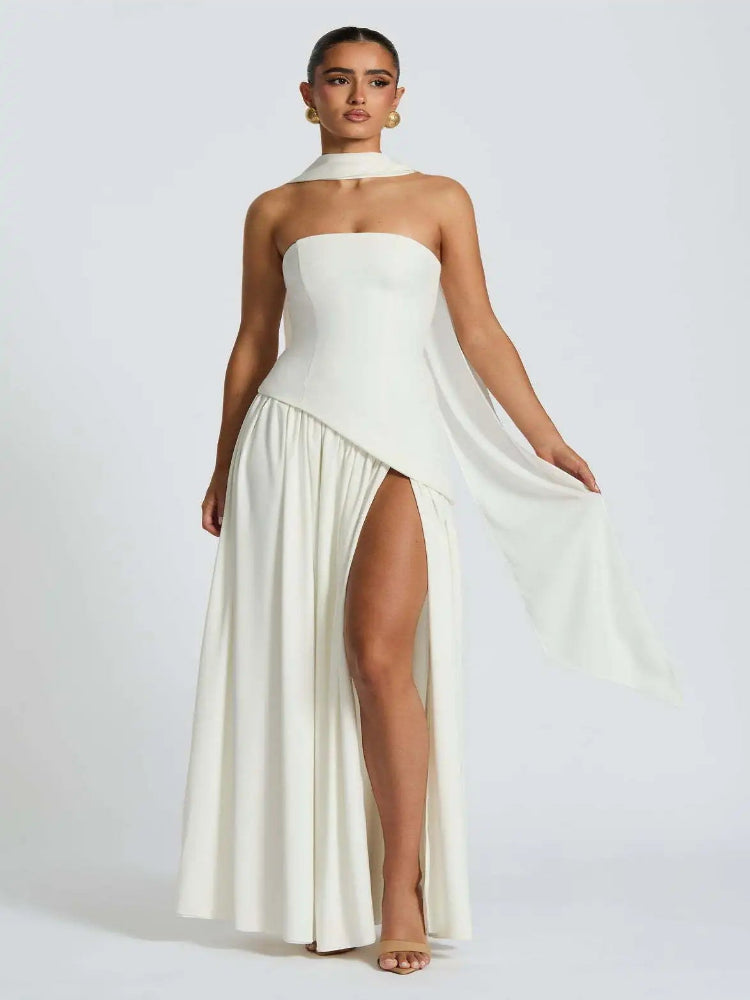 Vestido Hombro Desnudo Cierzo