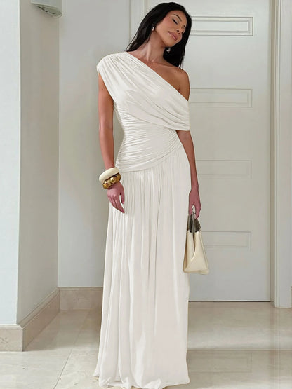 Vestido Plisado Duquesa
