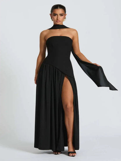 Vestido Hombro Desnudo Cierzo