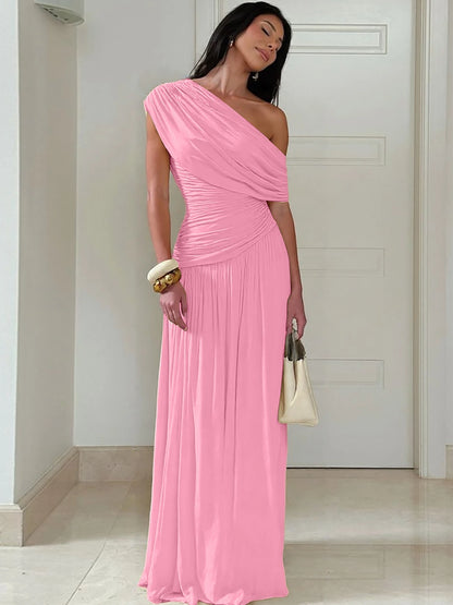 Vestido Plisado Duquesa